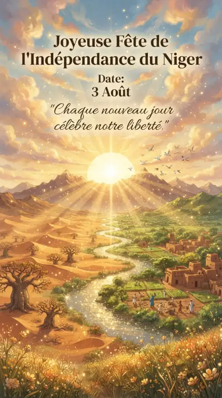 Niger Independence Day Instagram Story With Quotes - Free Niger Independence Day 2026 Download