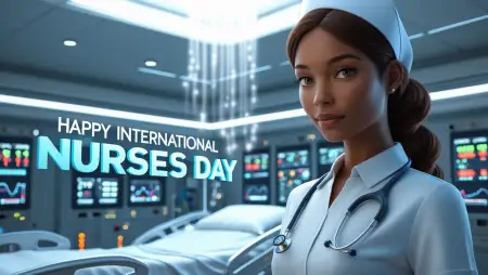 Nurses Day Appreciation Message For Online Sharing - Free Related Appy Iinternational Nurses Day Image