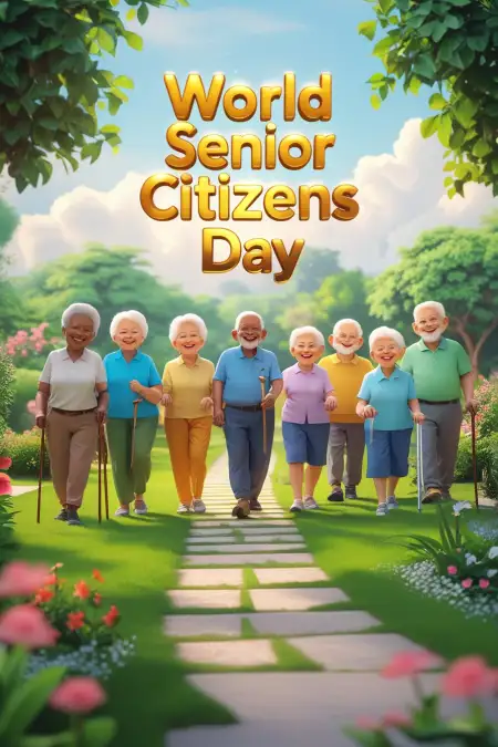 Nutrition Tips For Senior Citizens Health Awareness - Free World Senior Citizens Day Download