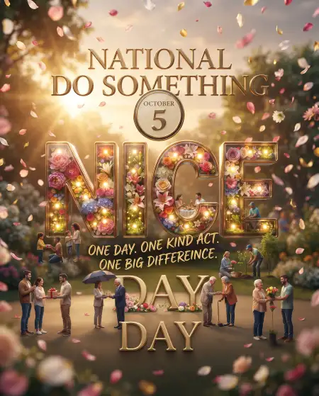 october 5 do something nice day quotes - National Do Something Nice Day 2026
