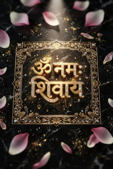 Om Namah Shivaya Black Background Wallpaper - Free Om Namah Shivaya Wallpaper Download