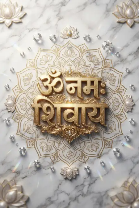 Om Namah Shivaya Blessing Background - Free Om Namah Shivaya Wallpaper Download