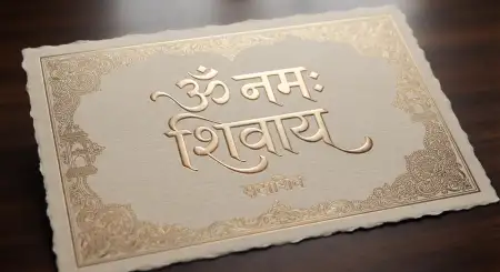 Om Namah Shivaya Calligraphy Wallpaper - Free Om Namah Shivaya Wallpaper Download
