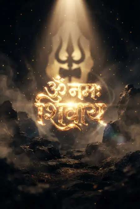 Om Namah Shivaya Dark Theme Wallpaper - Free Om Namah Shivaya Wallpaper Download