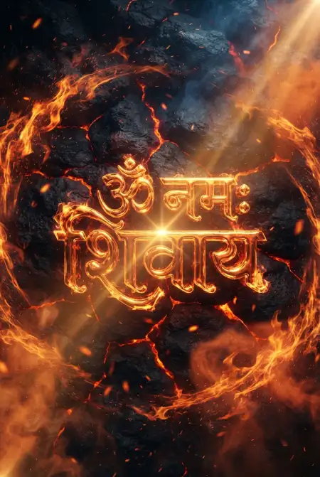 Om Namah Shivaya Fire Effect Wallpaper - Free Om Namah Shivaya Wallpaper Download