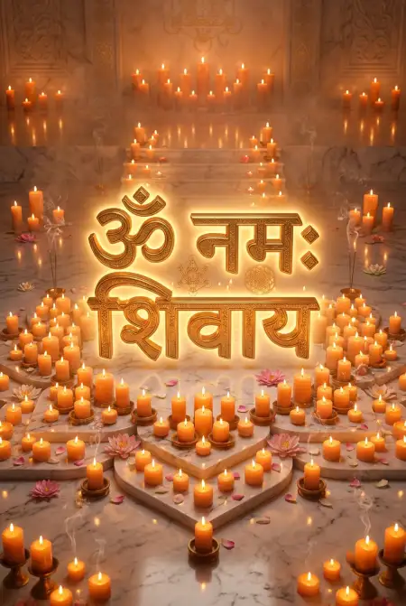 Om Namah Shivaya Glowing Om Wallpaper - Free Om Namah Shivaya Wallpaper Download