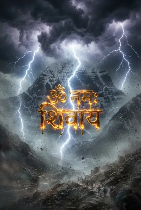 Om Namah Shivaya Rain Background Wallpaper - Free Om Namah Shivaya Wallpaper Download