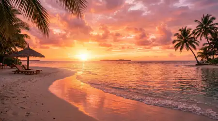 Orange And Pink Summer Aesthetic Wallpaper - Free Summer Aesthetic Wallpaper Download