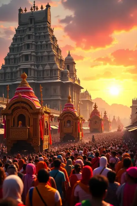 Origin Story Of Jagannath Rath Yatra In Puri - Free Background Download