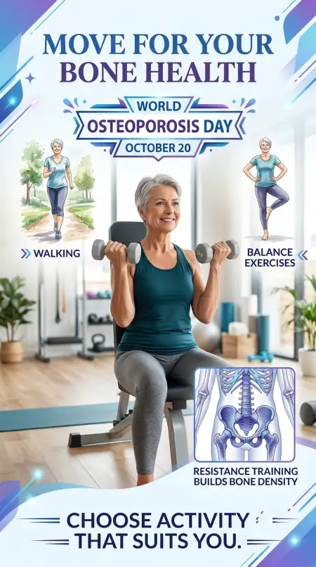 osteoporosis awareness flyer template - World Osteoporosis Day 2026