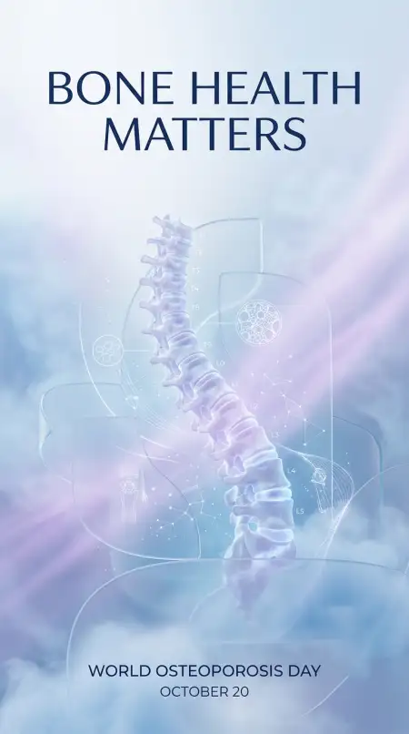 osteoporosis medical awareness background - World Osteoporosis Day 2026