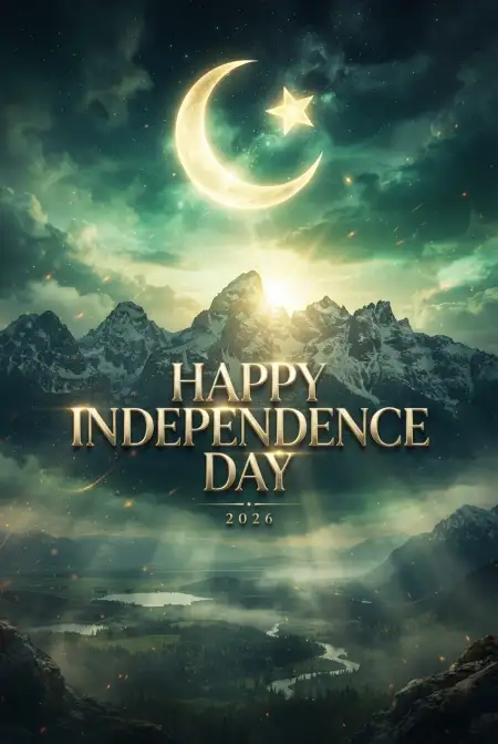 Pakistan Independence Day 2026 Crescent Moon Png - Free Pakistan Independence Day 2026 Download