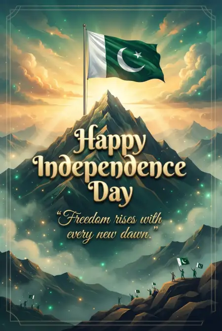 Pakistan Independence Day 2026 Modern Poster - Free Pakistan Independence Day 2026 Download