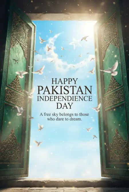 Pakistan Independence Day 2026 Patriotic Poster - Free Pakistan Independence Day 2026 Download
