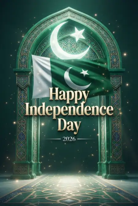 Pakistan Independence Day 2026 Transparent Png - Free Pakistan Independence Day 2026 Download