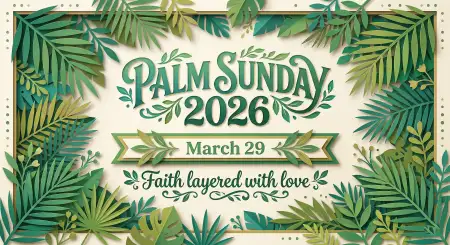 Palm Sunday 2026 Event Poster Template - Free Palm Sunday 2026 Download