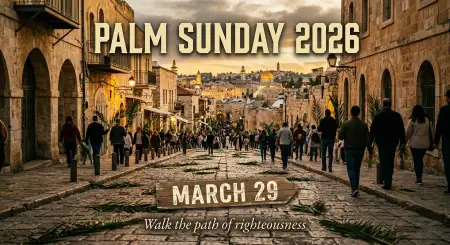 Palm Sunday 2026 Jesus Arrival Jerusalem Details - Free Palm Sunday 2026 Download