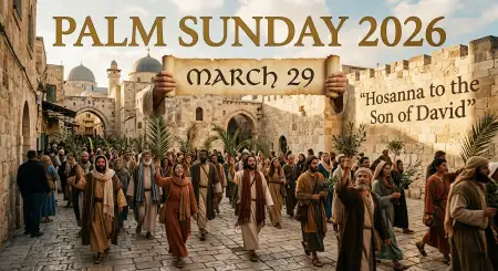 Palm Sunday 2026 Jesus Entry Into Jerusalem Story - Free Palm Sunday 2026 Download