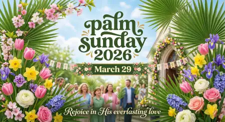 Palm Sunday 2026 Short Captions For Reels - Free Palm Sunday 2026 Download