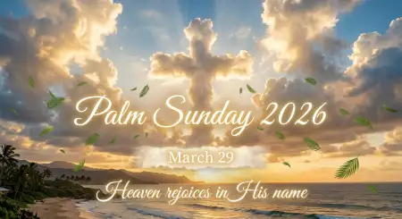 Palm Sunday 2026 Social Media Post Template - Free Palm Sunday 2026 Download