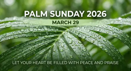 Palm Sunday 2026 Special Prayers - Free Palm Sunday 2026 Download