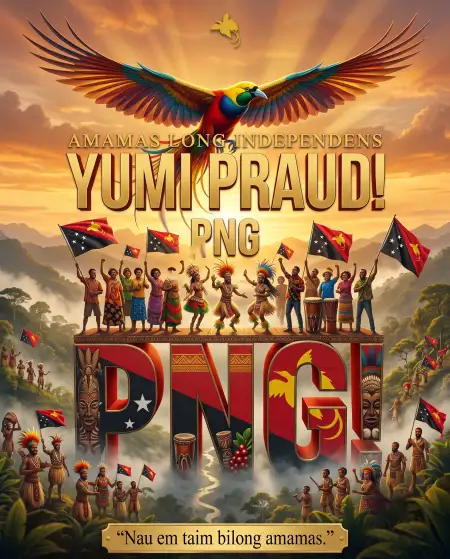 papua new guinea independence day national flag images 2026 - Papua New Guinea Independence Day 2026