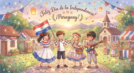 Paraguay Independence Day 2026 Ai Art Prompt - Free Paraguay Independence Day 2026 Download
