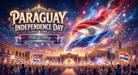 Paraguay Independence Day 2026 Festival Wallpaper - Free Paraguay Independence Day 2026 Download