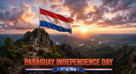 Paraguay Independence Day 2026 Flag Wallpaper - Free Paraguay Independence Day 2026 Download