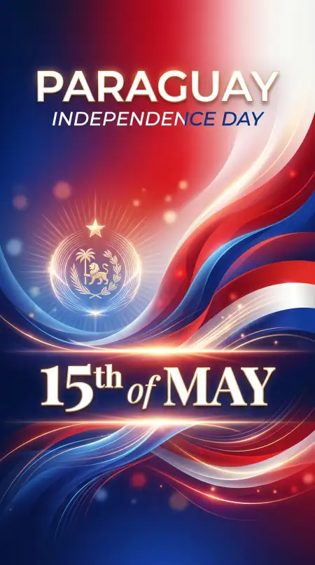 Paraguay Independence Day 2026 Freedom Theme Wallpaper - Free Paraguay Independence Day 2026 Download