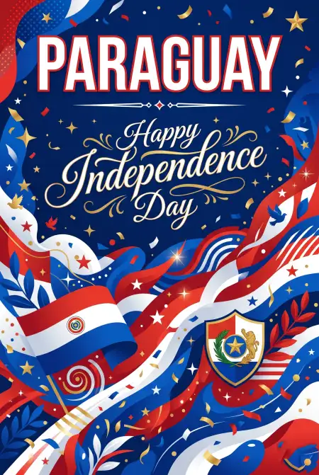 Paraguay Independence Day 2026 Mobile Wallpaper - Free Paraguay Independence Day 2026 Download