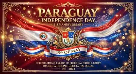 Paraguay Independence Day 2026 National Celebration - Free Paraguay Independence Day 2026 Download