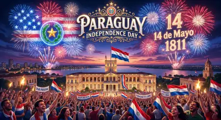 Paraguay Independence Day 2026 Patriotic Theme - Free Paraguay Independence Day 2026 Download