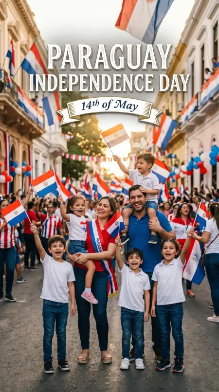Paraguay Independence Day 2026 Story Template - Free Paraguay Independence Day 2026 Download