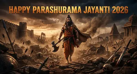 Parashurama Jayanti 2026 Facebook Cover Photo - Free Happy Parashurama Jayanti Wishes 2026 Download