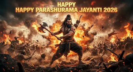 Parashurama Jayanti Flex Banner Hd 2026 - Free Happy Parashurama Jayanti Wishes 2026 Download