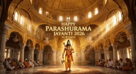 Parashurama Jayanti Slogan Wishes 2026 - Free Happy Parashurama Jayanti Wishes 2026 Download
