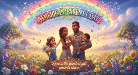 Parents Appreciation Artwork - Free American Parents Day 2026 Download