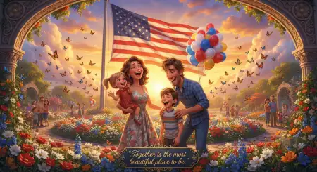 Parents Day Patriotic Usa Theme - Free American Parents Day 2026 Download