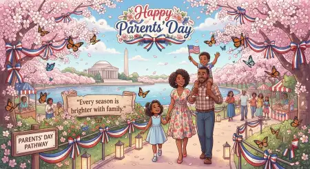 Parents Day Printable Card - Free American Parents Day 2026 Download