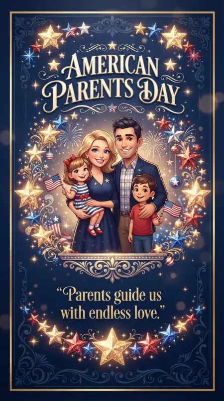 Parents Day Printable Poster - Free American Parents Day 2026 Download