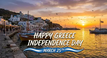 Patriotic Quotes Greece Independence Day - Free Happy Greece Independence Day 2026 Download