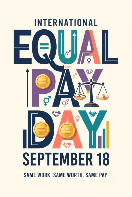 pay equality awareness poster 2026