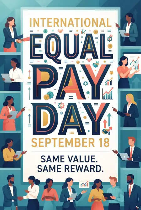 pay equity awareness poster 2026