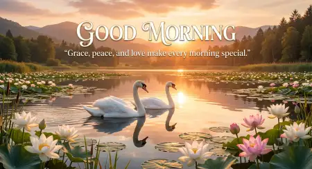 Free Peaceful Good Morning Blessings Image Download