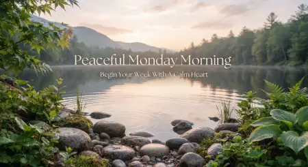 peaceful monday good morning - Monday Good Morning