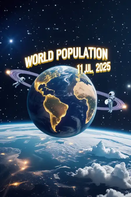 People Forming Globe Concept Art - Free World Population Day Download