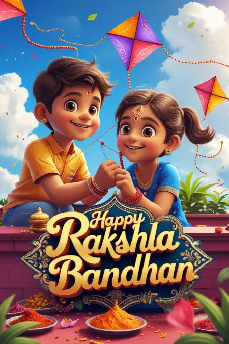 Personalized Raksha Bandhan Greetings For Sister - Free Raksha Bandhan Wishes For Sister Download