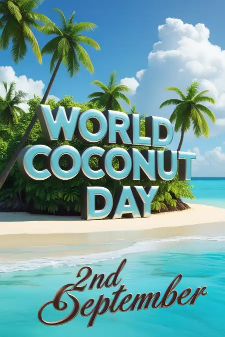 Pinterest Coconut Day Poster Design Ideas - Free World Post Day Download