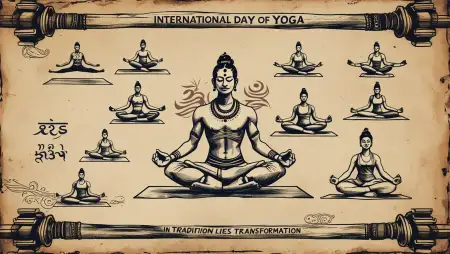 Pinterest Vertical AI Artwork Yoga Day 2025 - Free Nternational Day Of Yoga 2025 Download